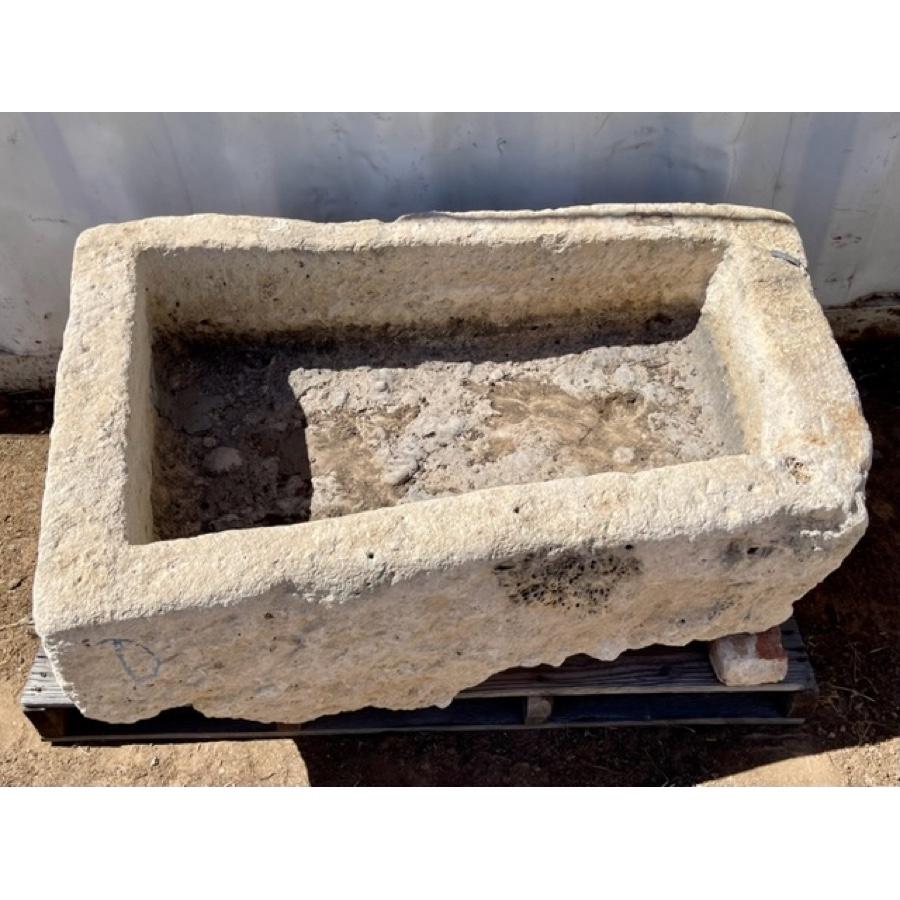 antique limestone trough