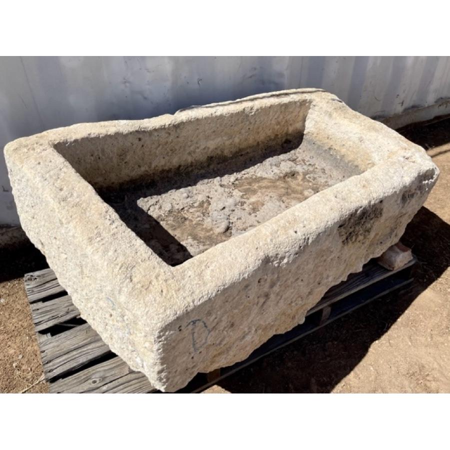 Antique Stone Trough In Distressed Condition For Sale In Scottsdale, AZ