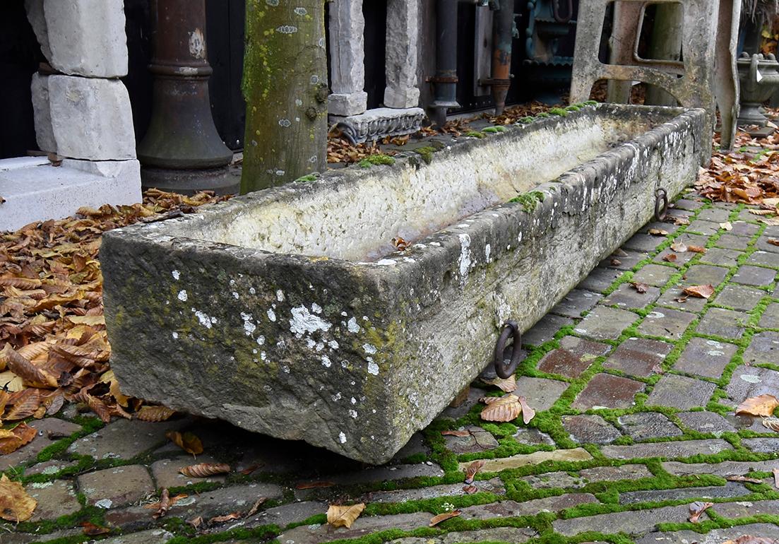 Belgian Antique Stone Trough from the 19th Century