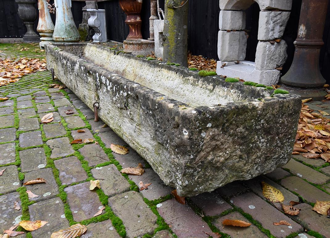 Antique Stone Trough from the 19th Century In Good Condition In Udenhout, NL