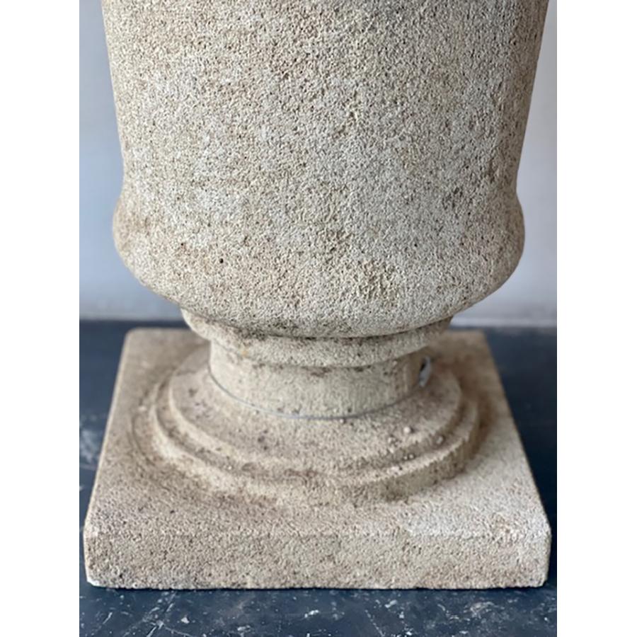 Carved Antique Stone Urn For Sale
