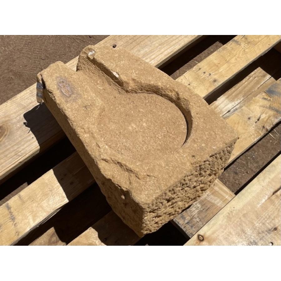 Carved Antique Stone Weir For Sale