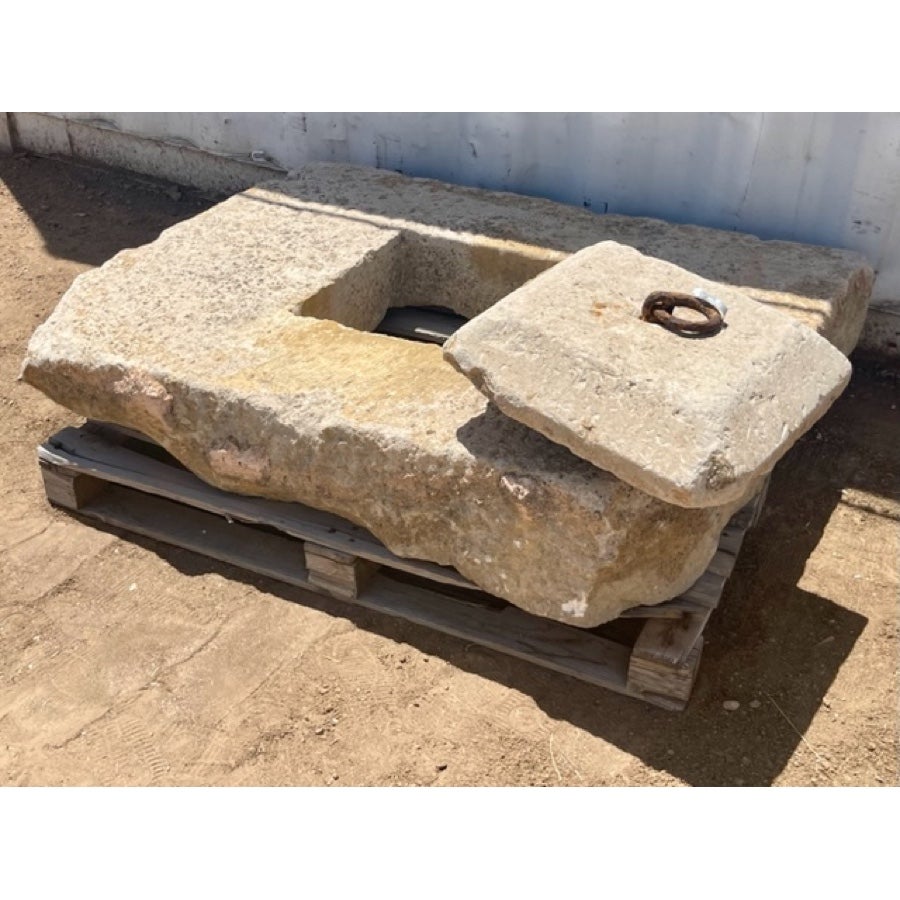 Antique Stone Well Top, GE-1626 For Sale