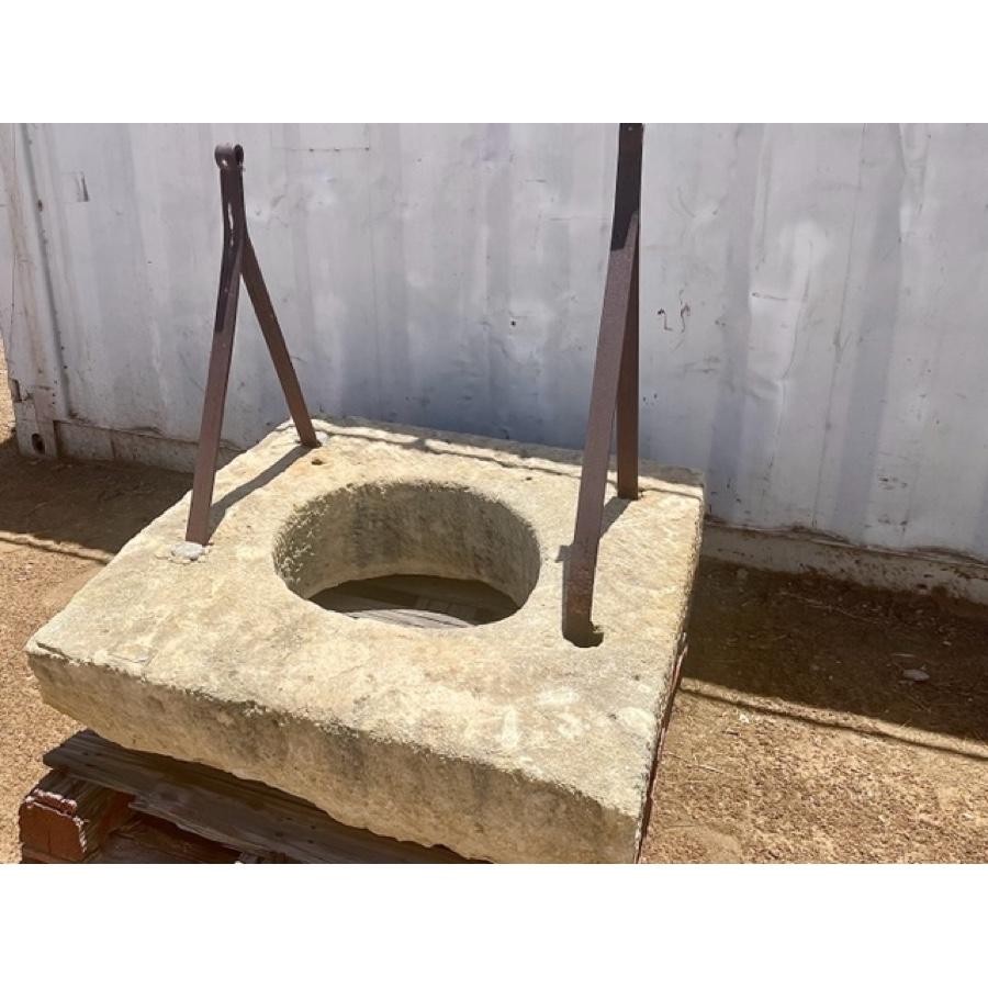 European Antique Stone Wellhead For Sale