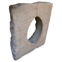 Antique Stone Window Surround Wall Fountain Back Sculpture Sink Los Angeles CA