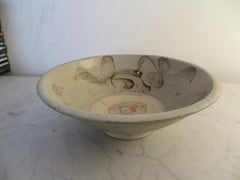 Antique Stoneware Chinese Bowl