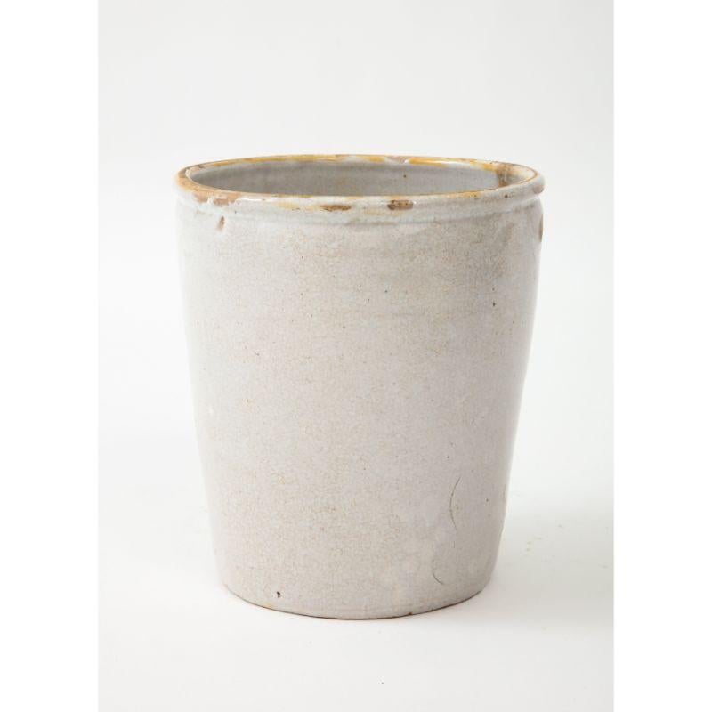 French Antique Stoneware Urn Confit Pot For Sale