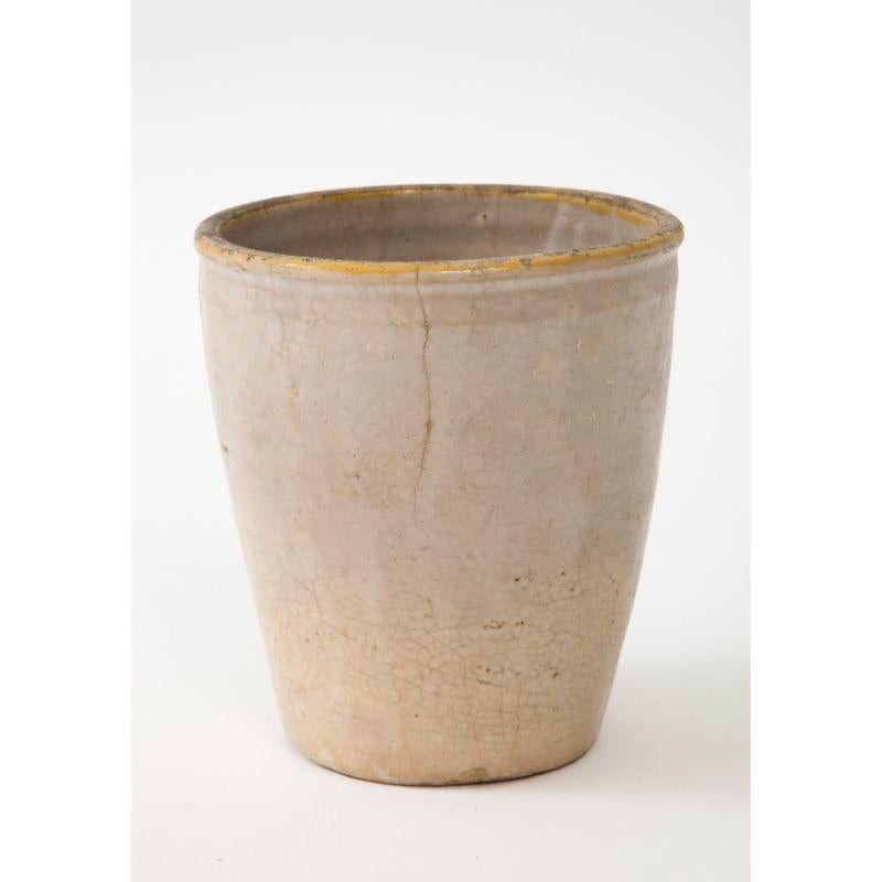 19th Century Antique Stoneware Urn Confit Pot For Sale