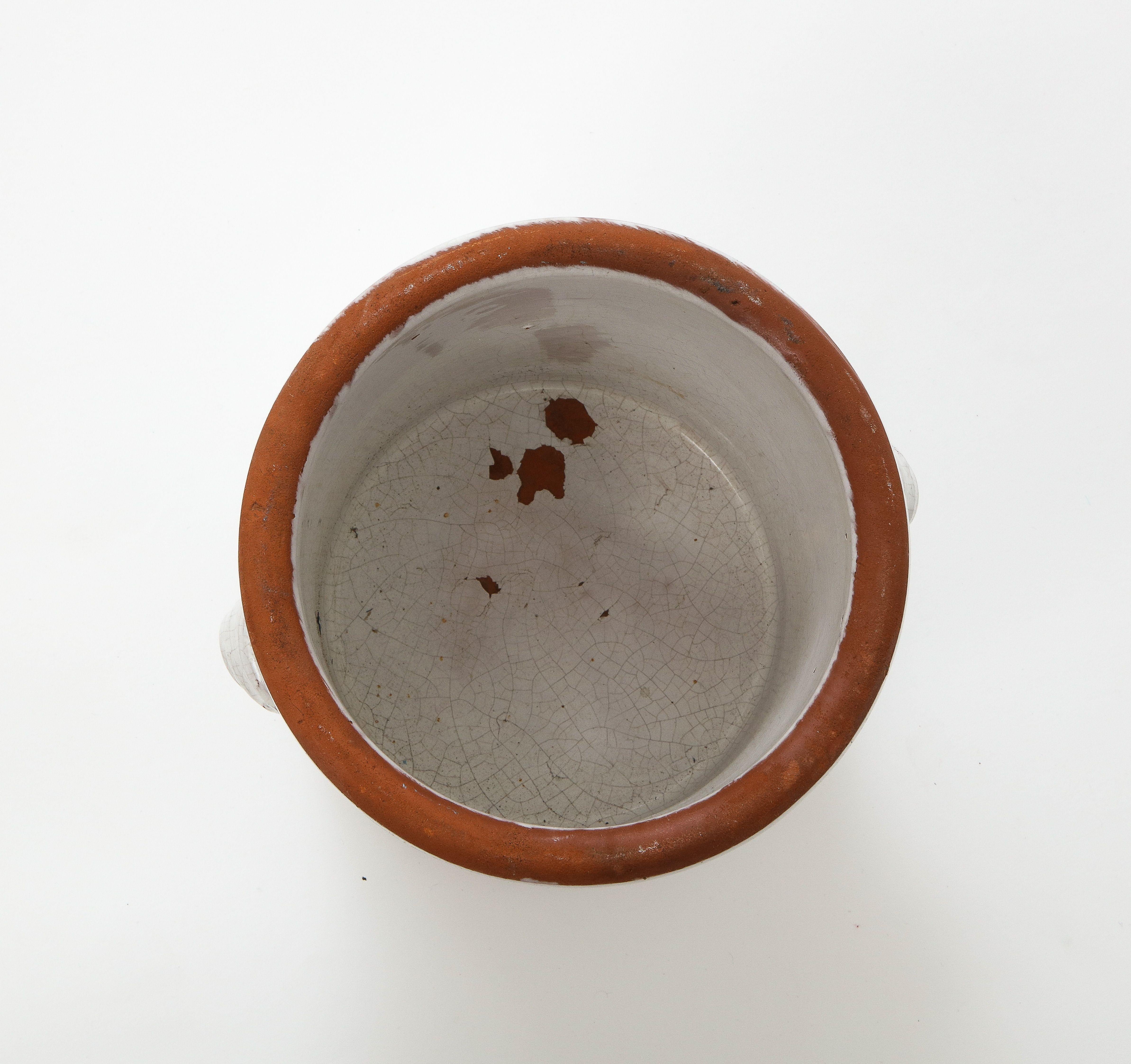 Antique Stoneware Urn with Handles 4
