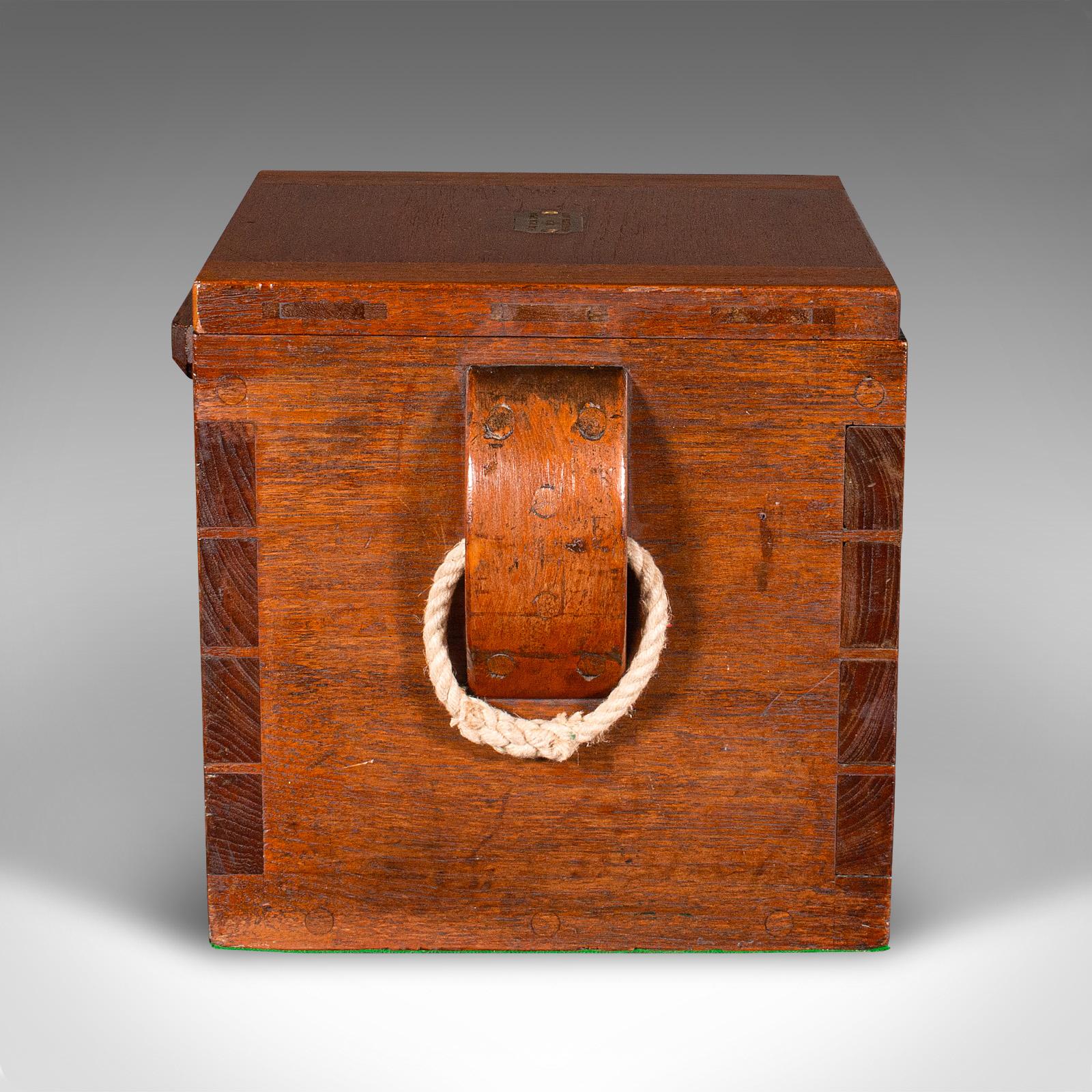 British Antique Storage Box, English, Walnut, Fireside Bin, Military, Seat, Victorian For Sale