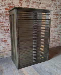 Antique Storage Cabinet with 30 Drawers