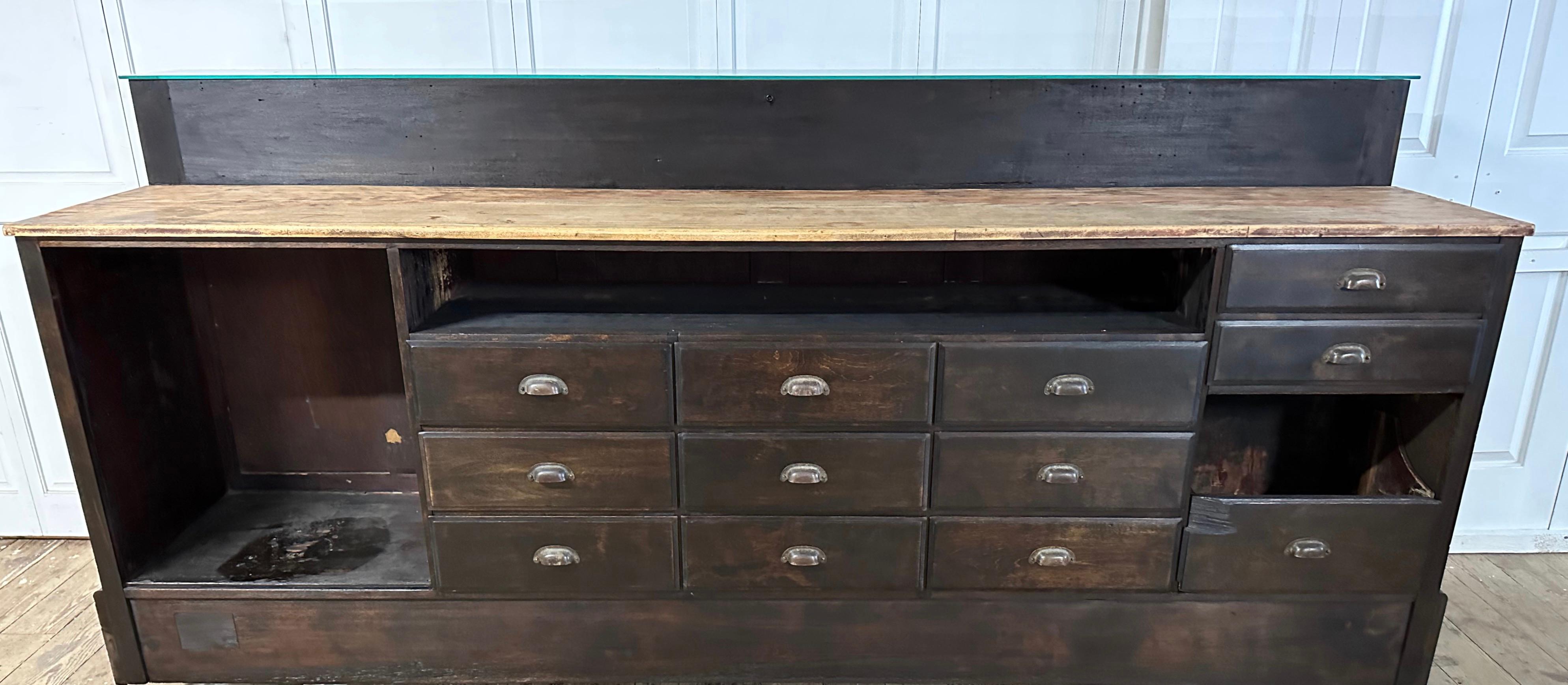antique display counter