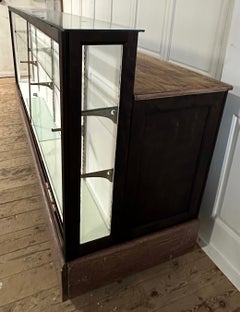 8' Antique Store Counter, Showcase, Display Cabinet or Workstation