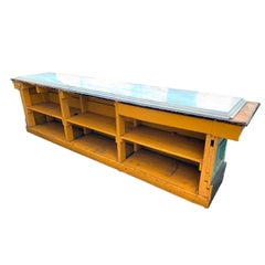 Antique Store Counter with Marble Top