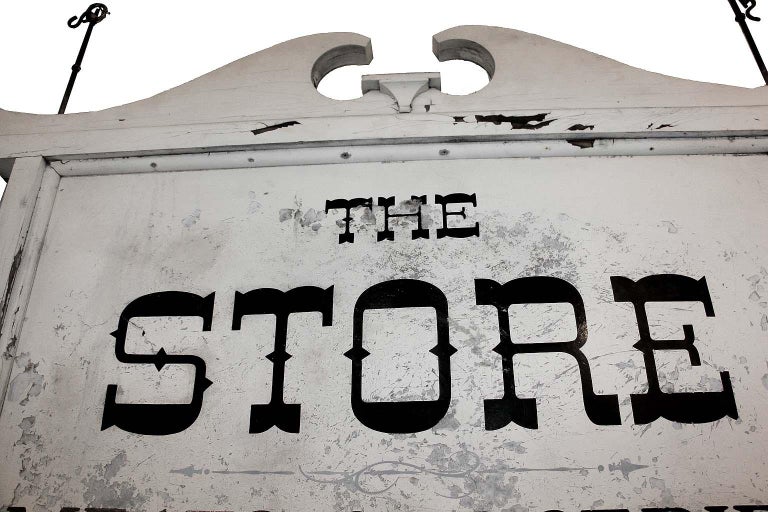 Antique "Store" Sign For Sale at 1stdibs