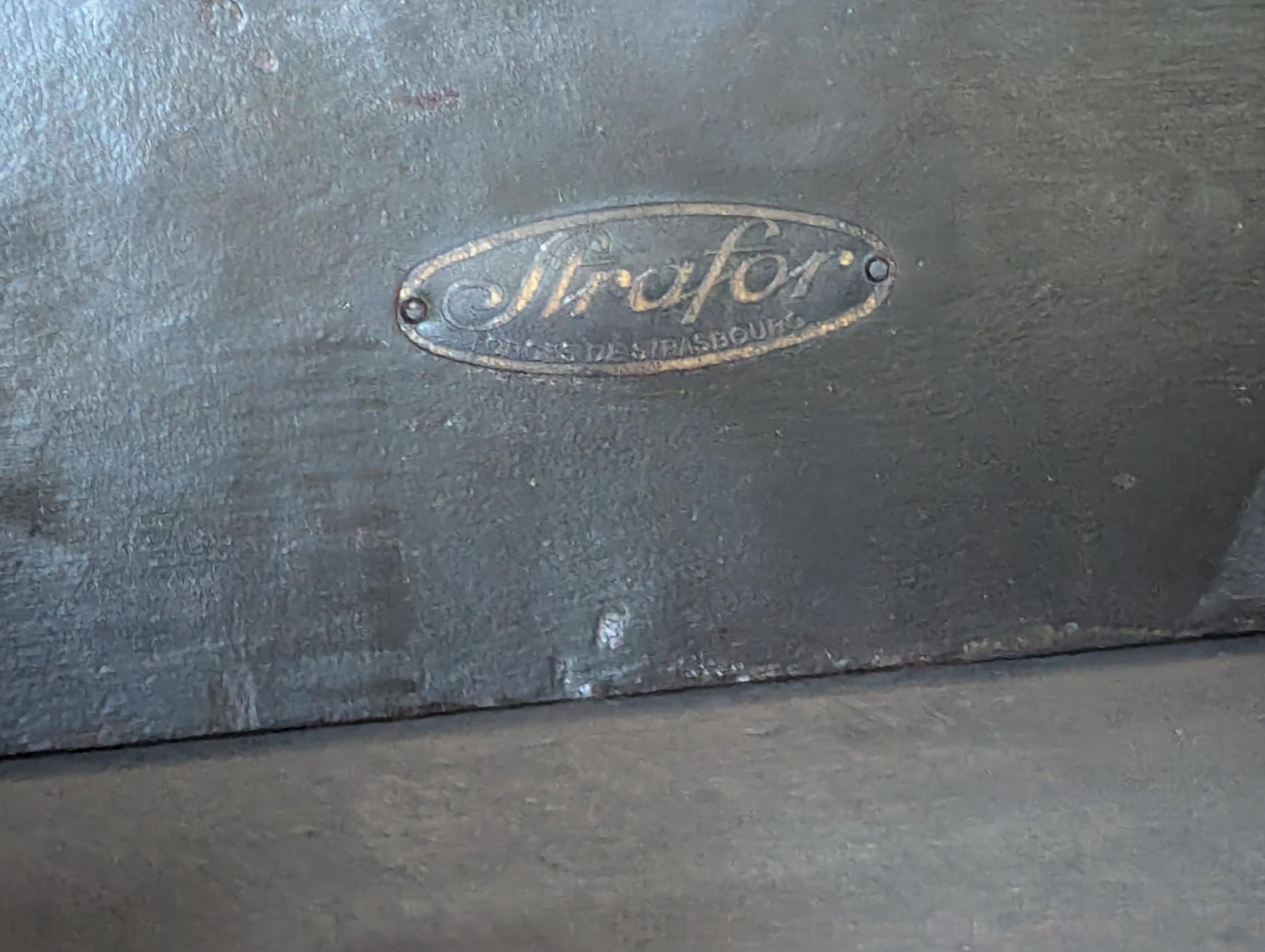 Antique Strafor roll-front Archive Cabinet For Sale 2