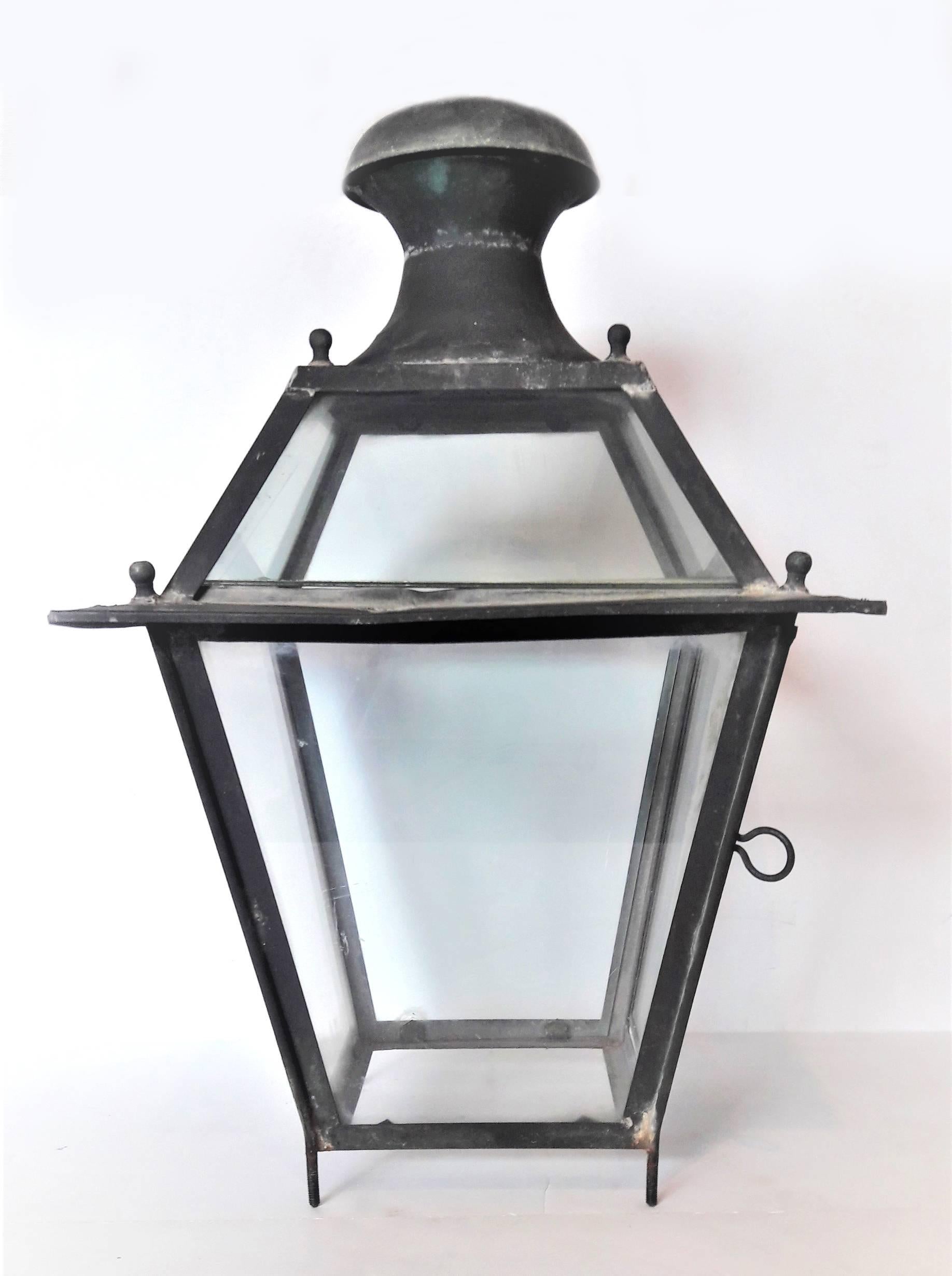 Metal Antique Streetlamp Top from Paris, Late 19th Century