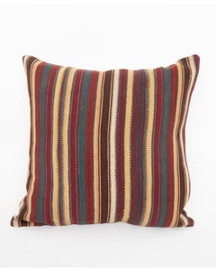Antique Striped Wool Jajim / kilim Pillow, Caucasus