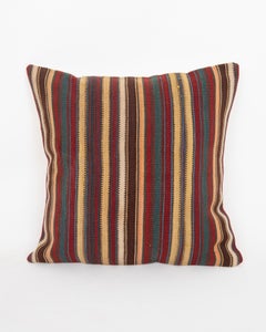 Antique Striped Wool Jajim / kilim Pillow, Caucasus