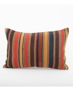 Antique Striped Wool Jajim / kilim Pillow, Caucasus