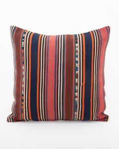 Antique Striped Wool Jajim / kilim Pillow, Caucasus