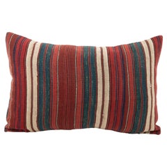 Antique Striped Wool Jajim / kilim Pillow, Caucasus