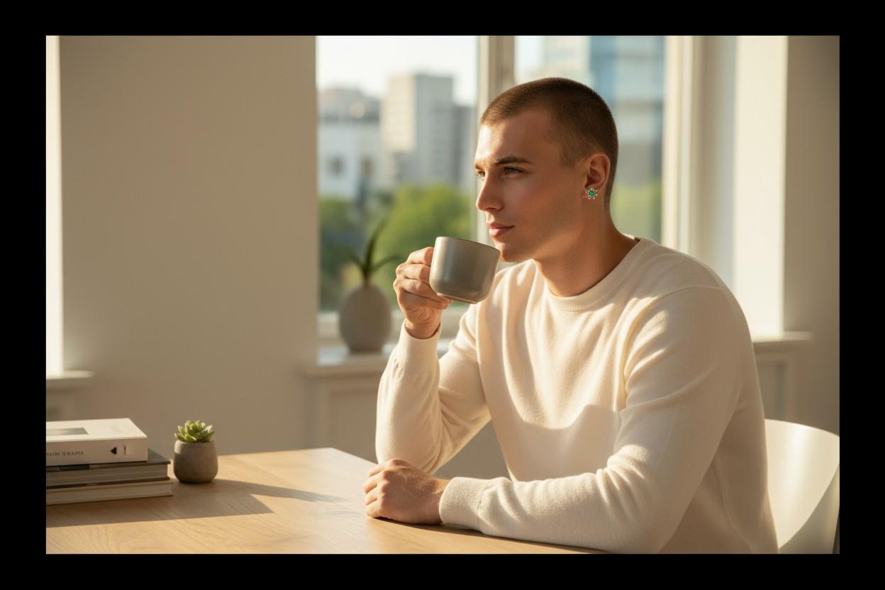 Taille cabochon Boucles d'oreilles Arrow en or jaune 14K à cabochon d'émeraude de style ancien en vente