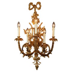 Grande applique en laiton de style antique Art Déco Tradition Gold