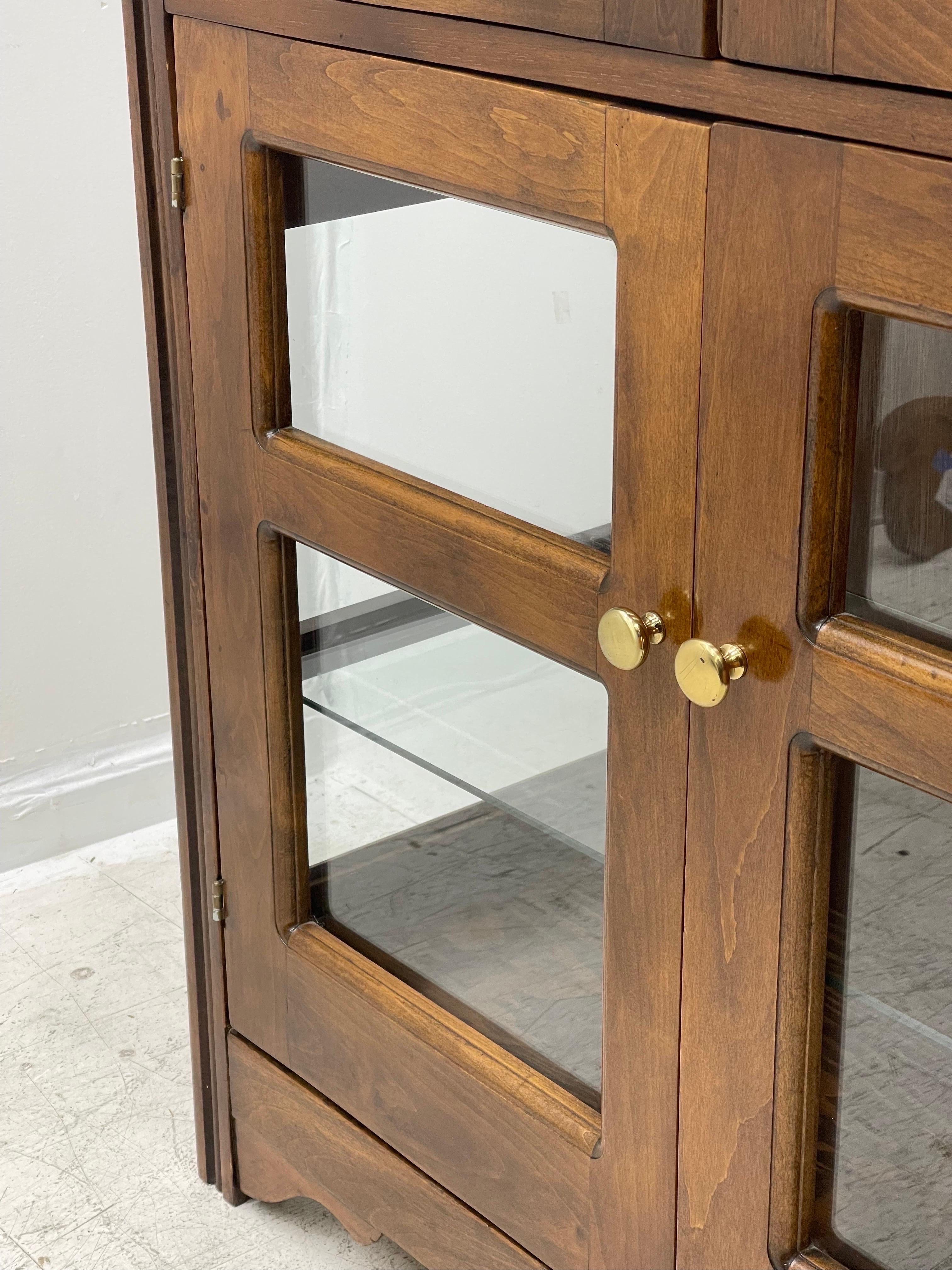 Late 20th Century Antique Style Cabinet Storage