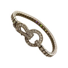 Antique Style Diamond Gold Bracelet