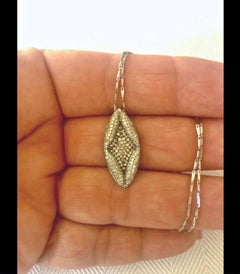 Colgante de Diamantes Estilo Antiguo Oro