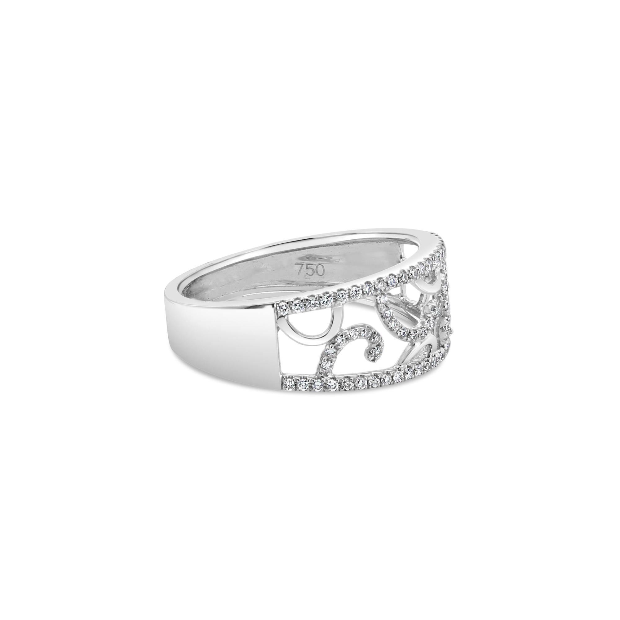 ♥ Product Summary ♥

Main Stone: Diamond
Approx. Carat Weight: .25cttw
Diamond Color: G/H
Diamond Clarity: SI1/SI2
Stone Cut: Round
Material: 18k White Gold
Width: 8MM
Weight: 3 grams

Diamonds are Natural. Not enhanced, simulated or lab created.