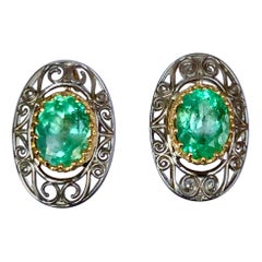 Platinum Clip-on Earrings