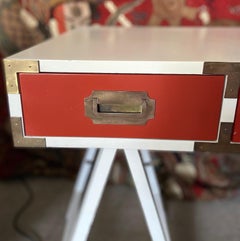 Antique Style English Campaign Desk Campaign Table Formally Owned by Paul Smith