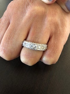 Antiker Ewigkeitsring im antiken Stil 3,50 Karat
