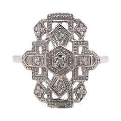 Vintage Style Filigree Ring