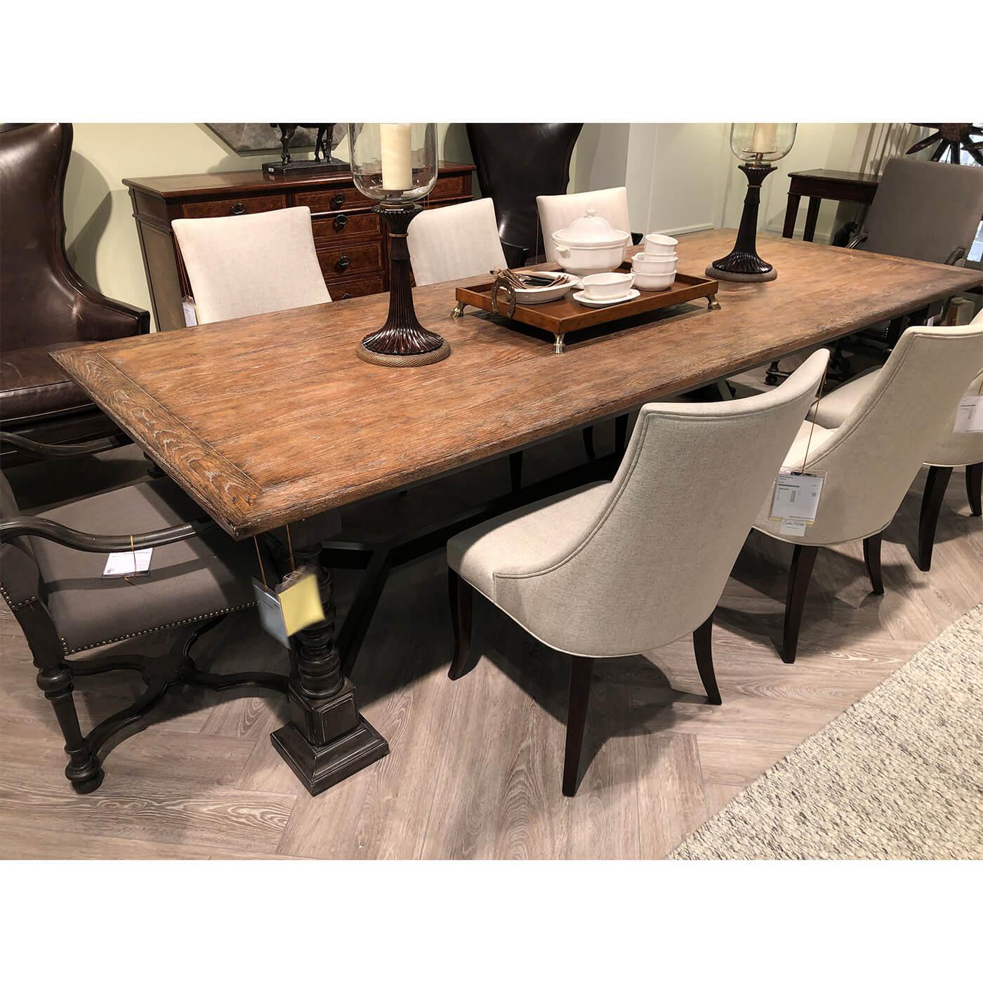 Antique Style French Dining Table In New Condition For Sale In Westwood, NJ