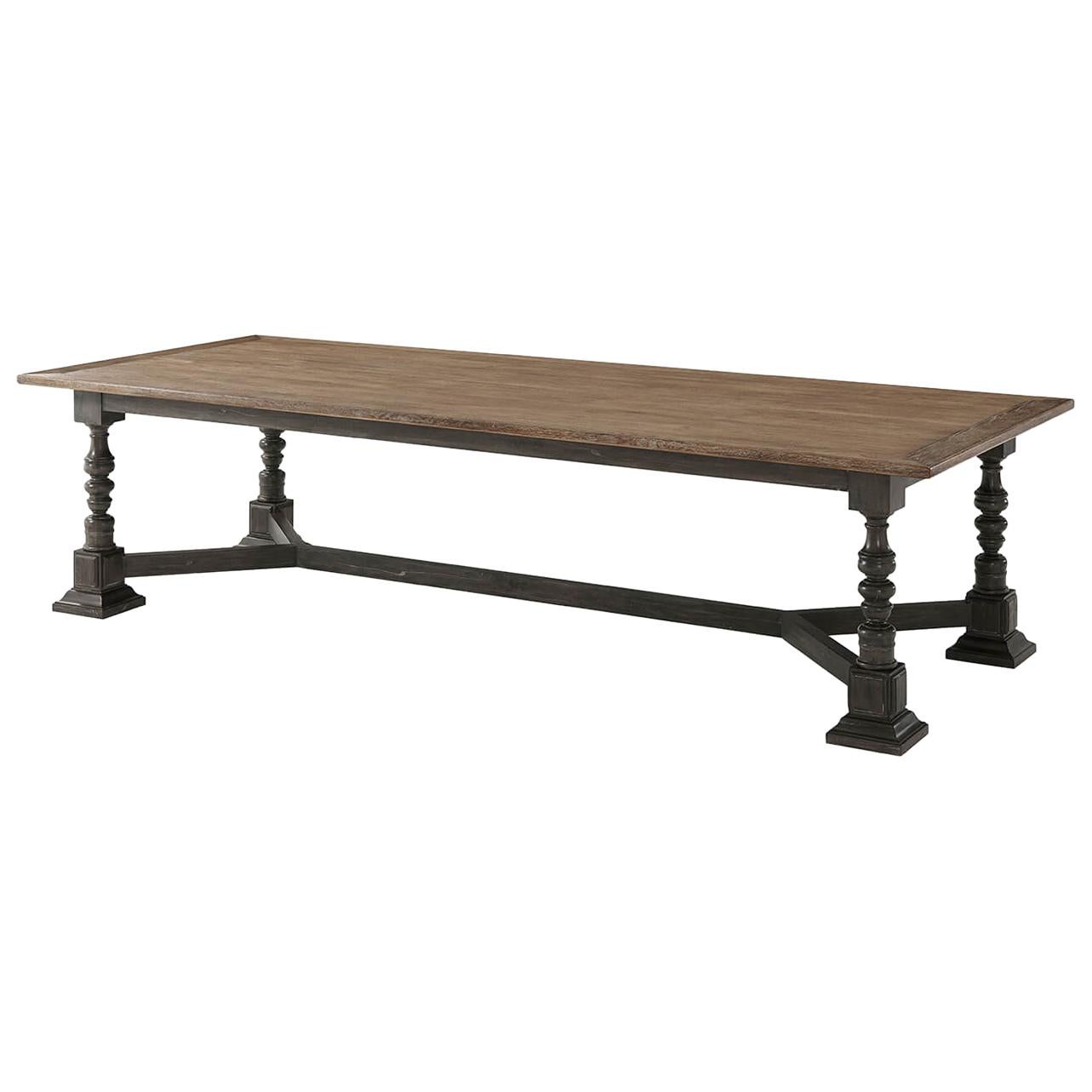 Antique Style French Dining Table For Sale