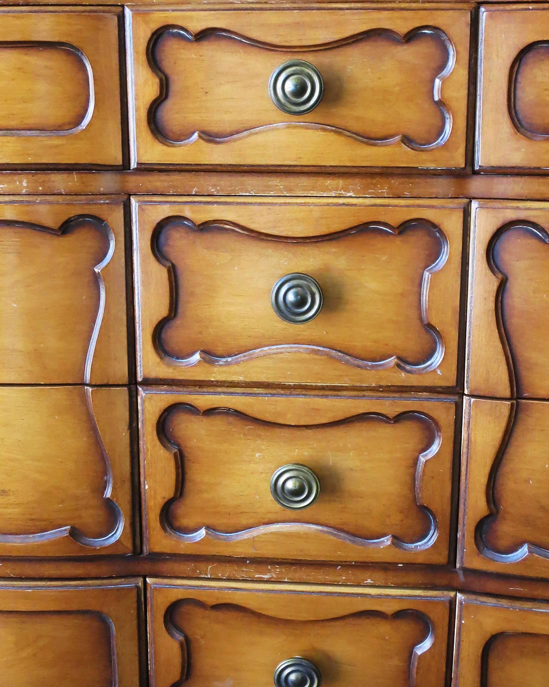 Regency Antique Style French Provincial Dresser Console by RWAY