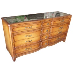 Retro Style French Provincial Dresser Console by RWAY