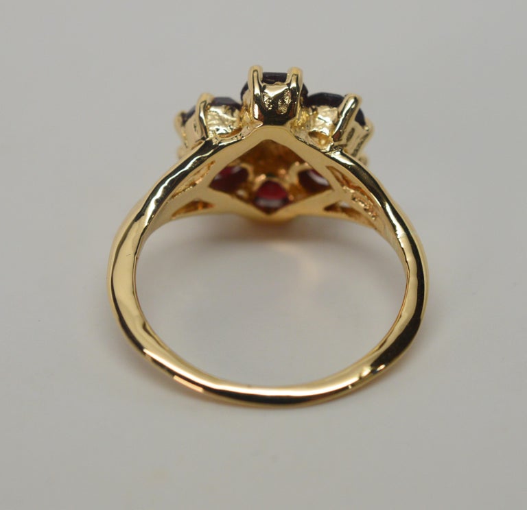 Vintage Burst Ring - Gold