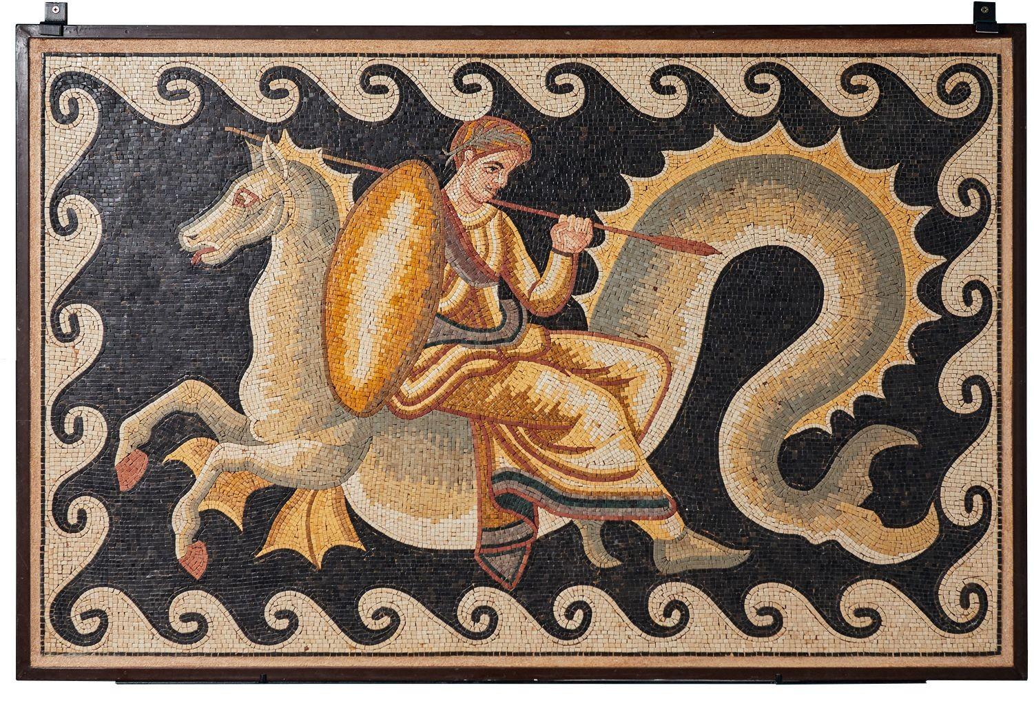Griechisches Mosaik im antiken Stil mit der Darstellung der Thetis im Zustand „Gut“ im Angebot in Wormelow, Herefordshire