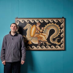 Antique Style Greek Mosaic Depicting Thetis