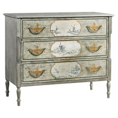 Antique Style Hand Painted Commode