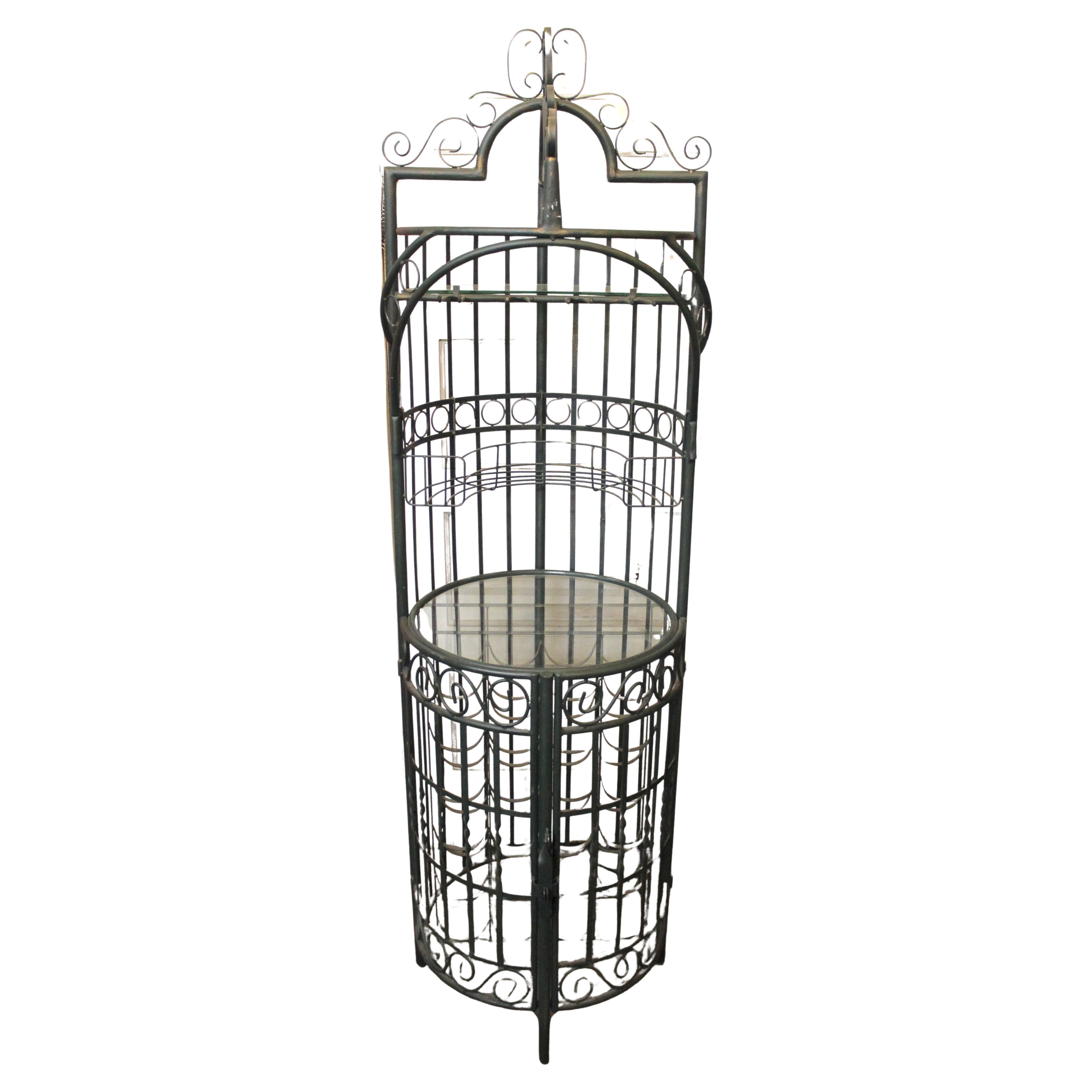 Botellero de Hierro Estilo Antiguo