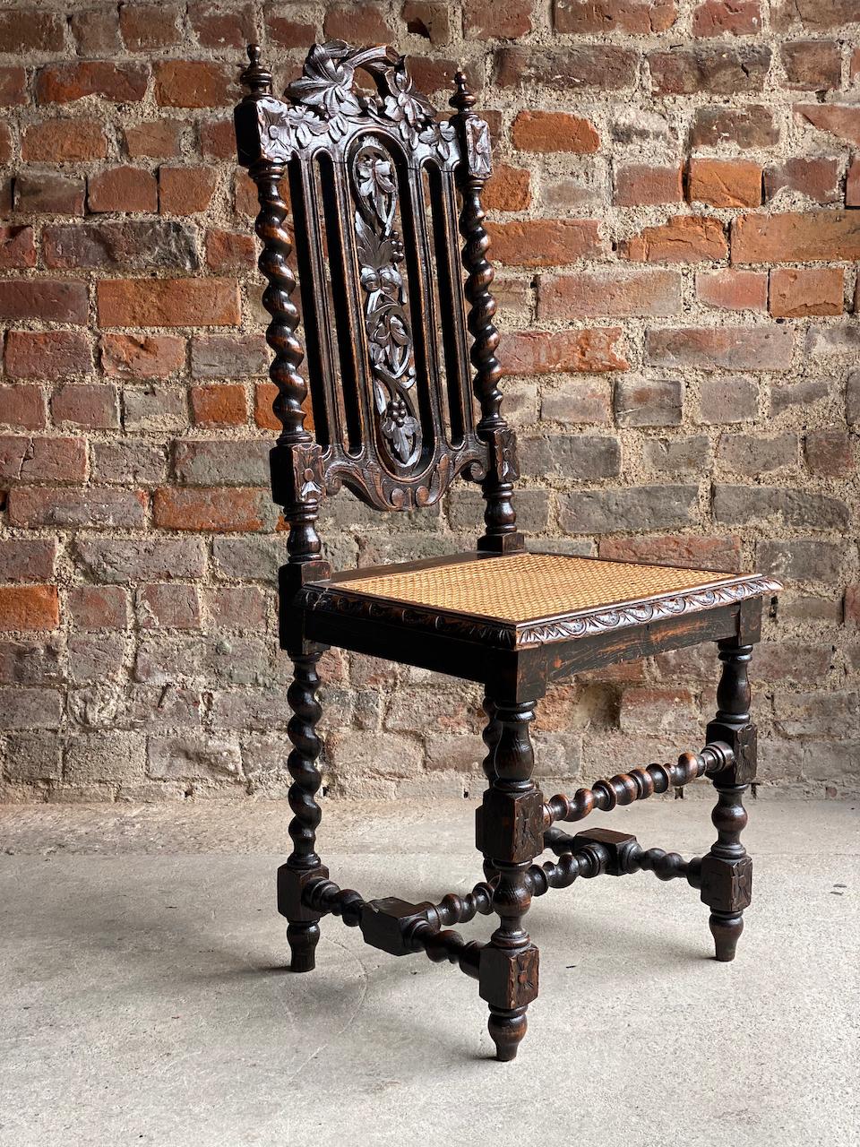 gothic dining table and chairs