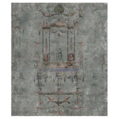 Antique-Style Panoramic Wall Décor on Canvas, 19th-Century Inspired