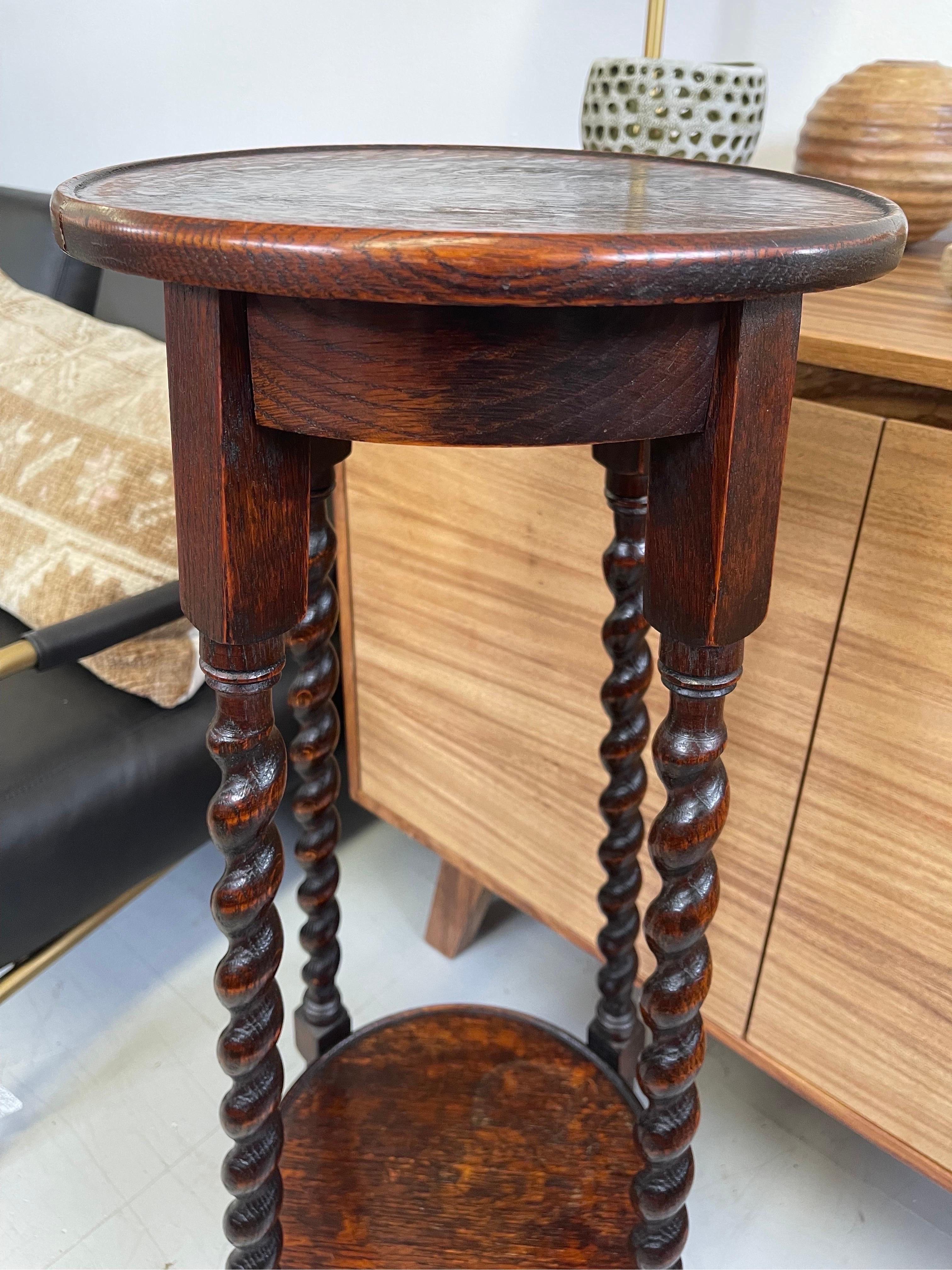 Mid-Century Modern Antique Style Plant Stand, Accent Table, UK Import.  For Sale