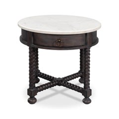 Antique Style Round Side Table