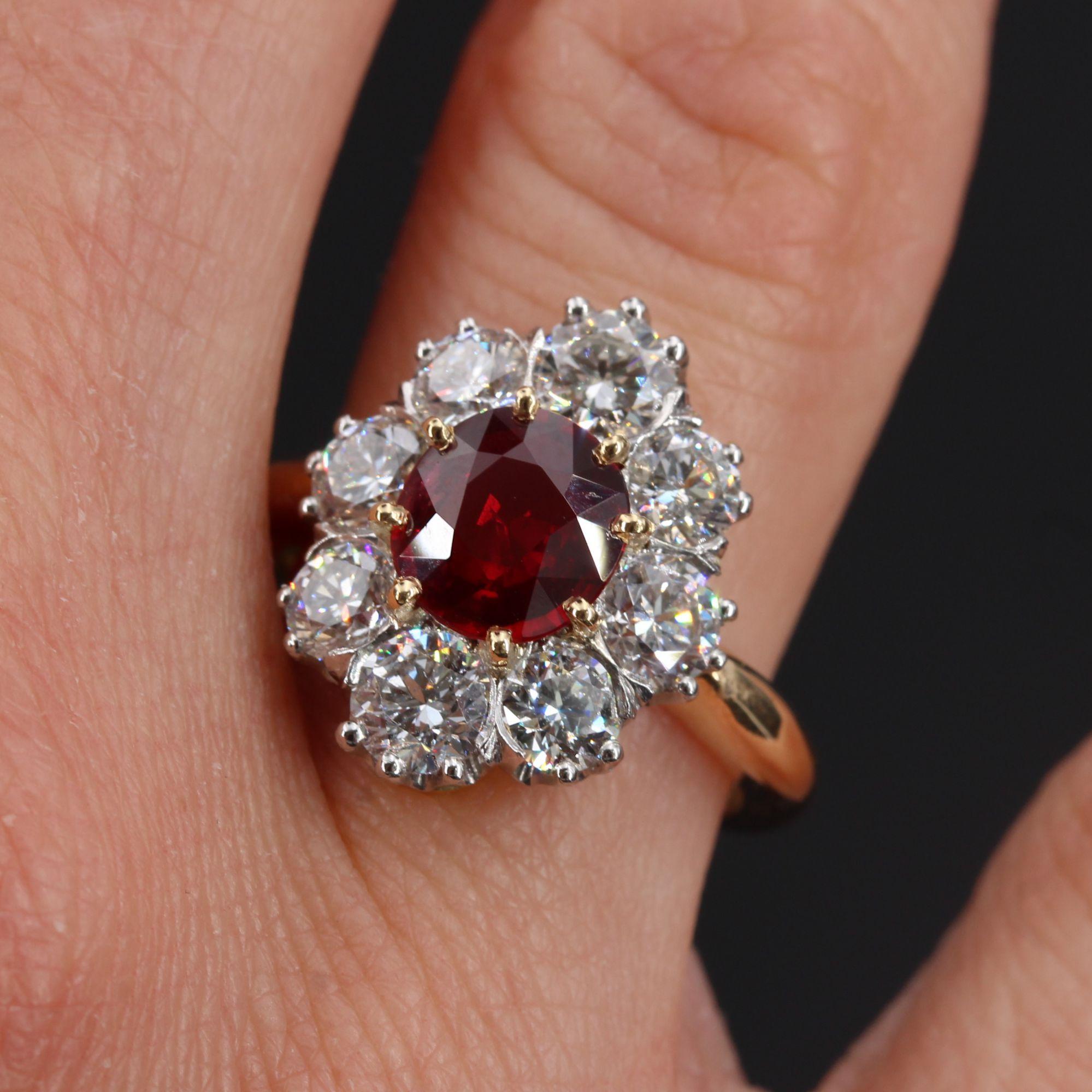 antique style ruby rings